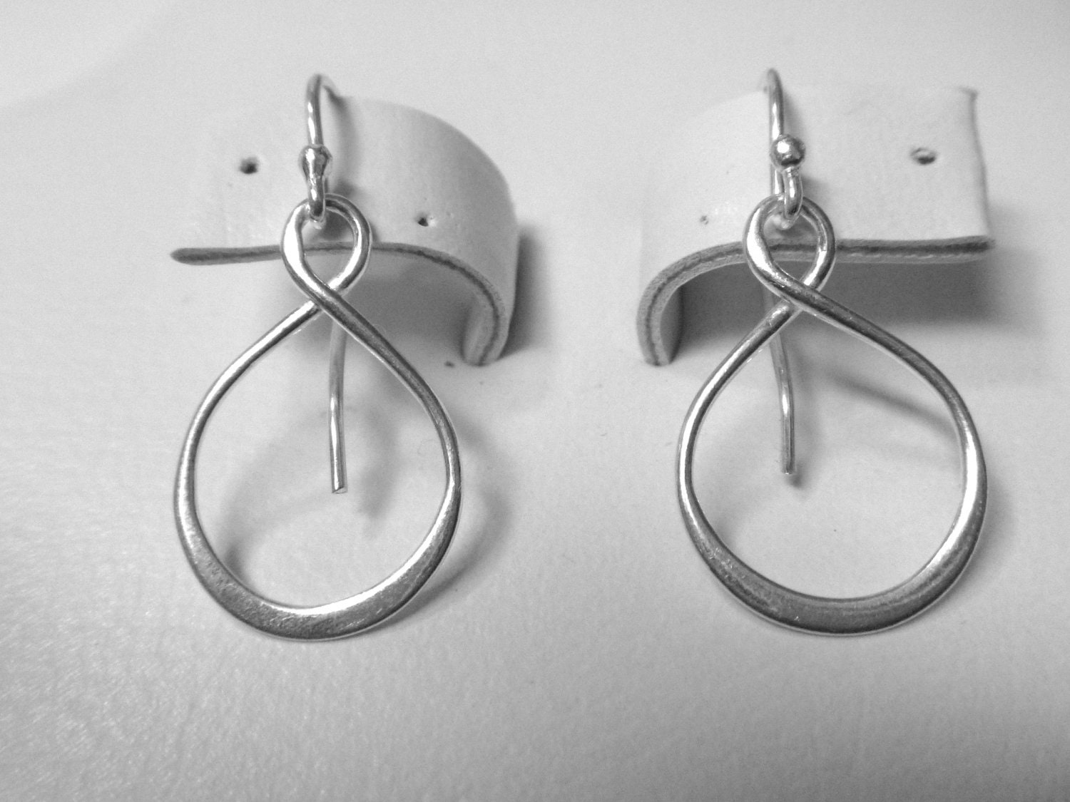 Inifinity Earrings, All Sterling, casual, modern, wedding, flower girls, bridal party gift, symbolic gift