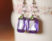 Ophelia Silver Dangle Gem Charm Earrings