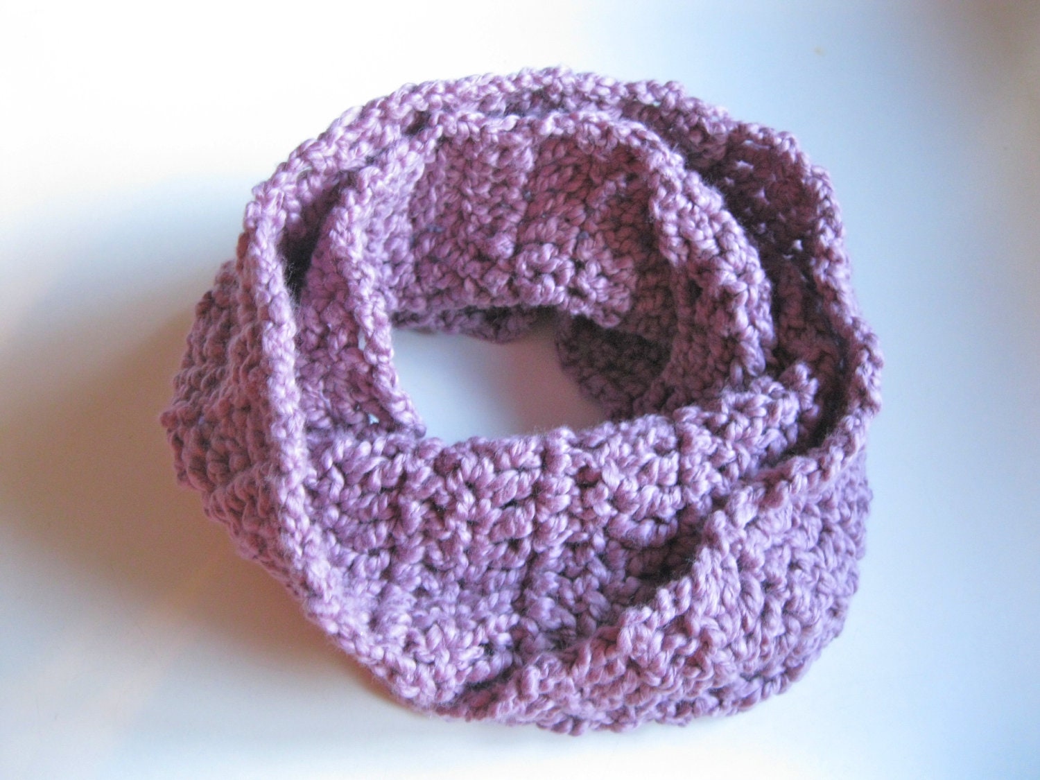 Organic Cotton Scarf in Purple