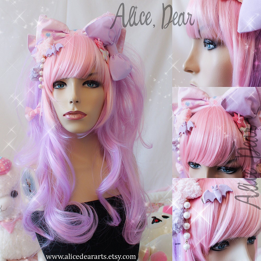 Pastel Clip in Bangs (Pink OR Blue)