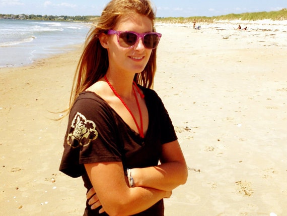 Organic Cotton/Hemp Golden Henna Black Tunic