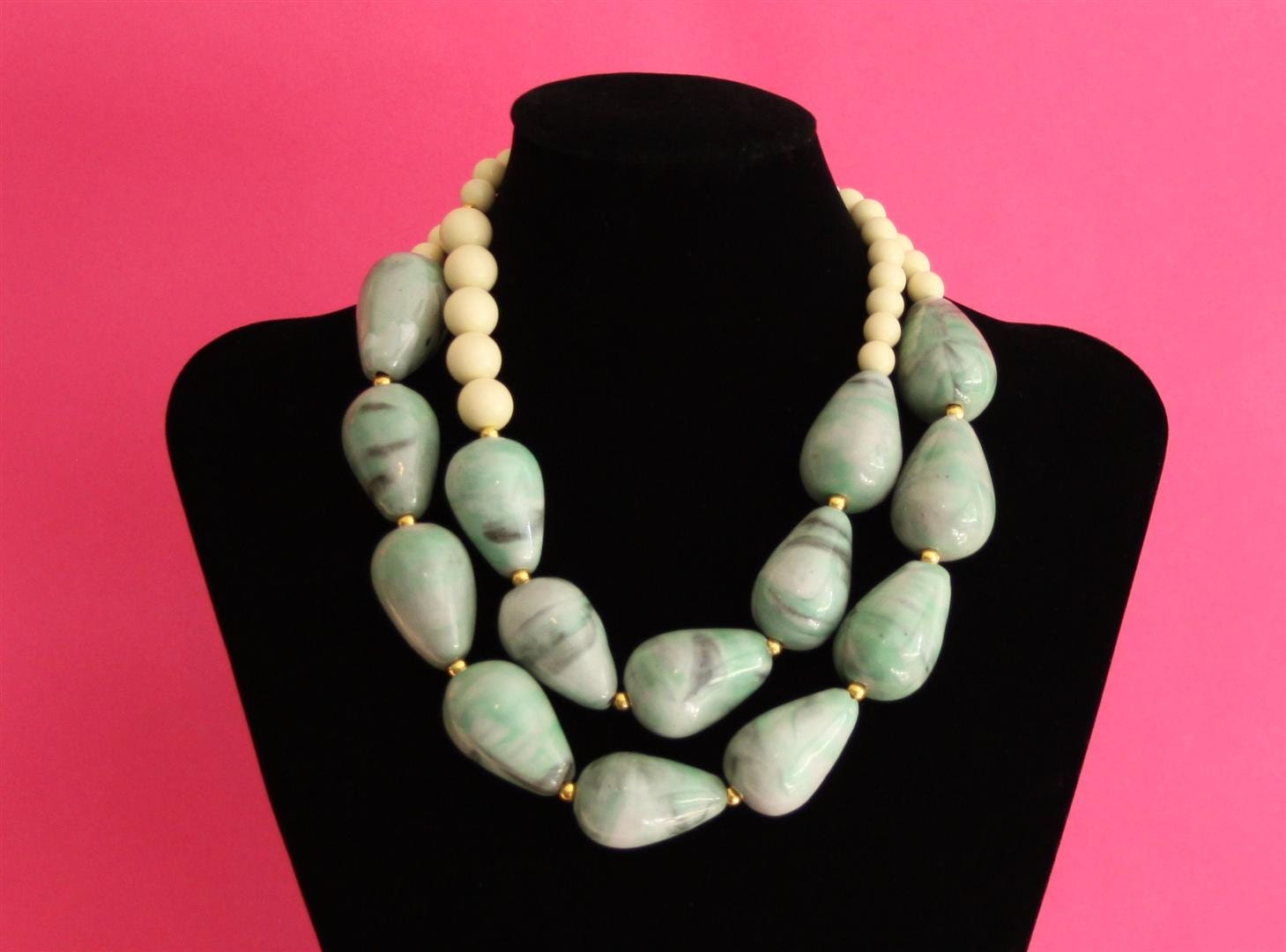 Green Swirl Necklace