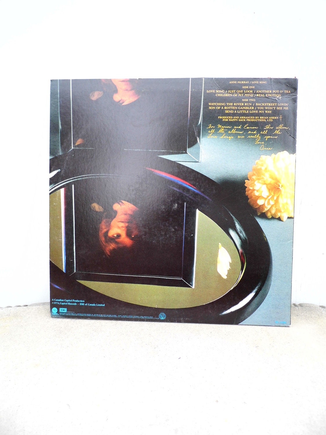 Anne Murray Album, Vintage Love Songs, Vintage Album, Vintage Vinyl LP, Anne Murray Love Songs
