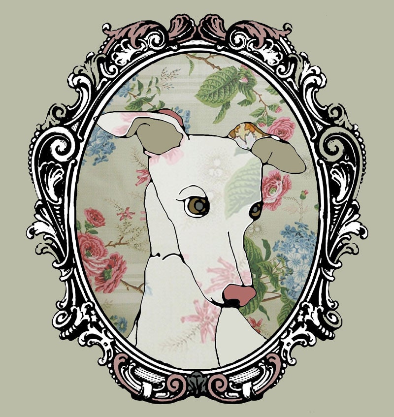 Framed Dog illustration