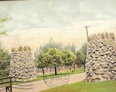 Salem New Hampshire Entrance to Canobie Lake Park 1909 Vintage Postcard