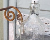 c1887 Glass Milk Bottle