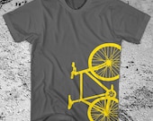 Fixie Bike T-Shirt Fixed Gear Bicycle Free Ship