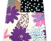 Deluxe Address Book - Patchwork Owl