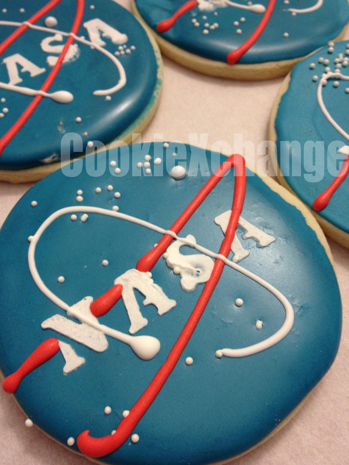 NASA Decorated Cookies Space Birthday Fun