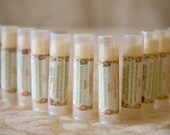 Wedding Favors Custom Vegan Lip Balm  / Personalized  Party Favors / Personalized Lip Balm Favors