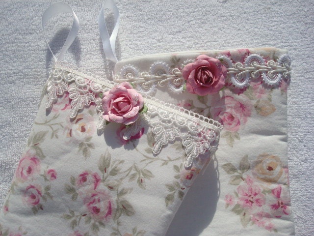 Rachel Ashwells Blush Beauty Fabric Shabby Chic Stocking SET OF 2-SAVINGS Of  20.00