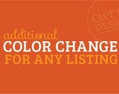 Additional Color Changes For Any Ciera Design Invitation Listing
