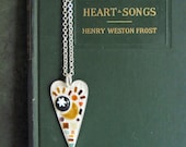 Mosaic Art Heart Pendant Necklace