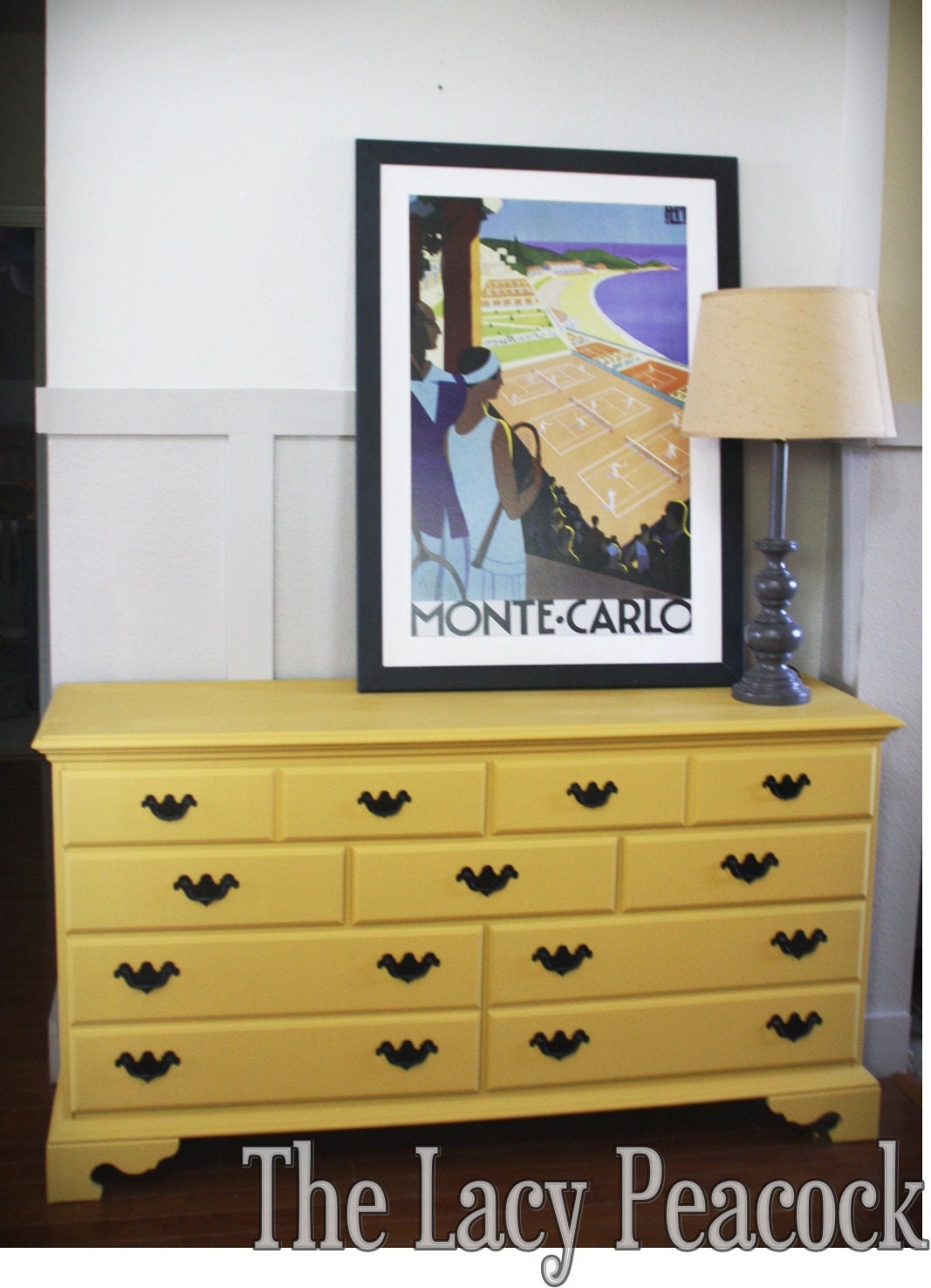 Custom Order Only Yellow Dresser / Buffet / Tv Console / Changing Table
