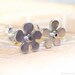 FLOWER Sterling Silver Stud Earrings