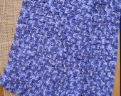 Cotton Baby Blanket in Shades of Violet, Lilac and Grape. Unique Newborn Gift. Free Shipping.