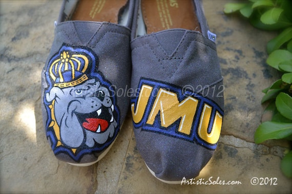University Custom Painted TOMS Shoes