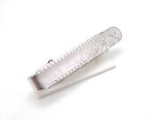 Vintage Silver Tone Tie Clip Mad Men by Anson 1950s