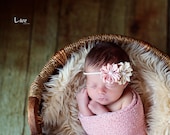 SALE - Soft Cream, Cozy, Cuddly Faux Fur Nest - Perfect Newborn Photography Prop - Plush Long Pile