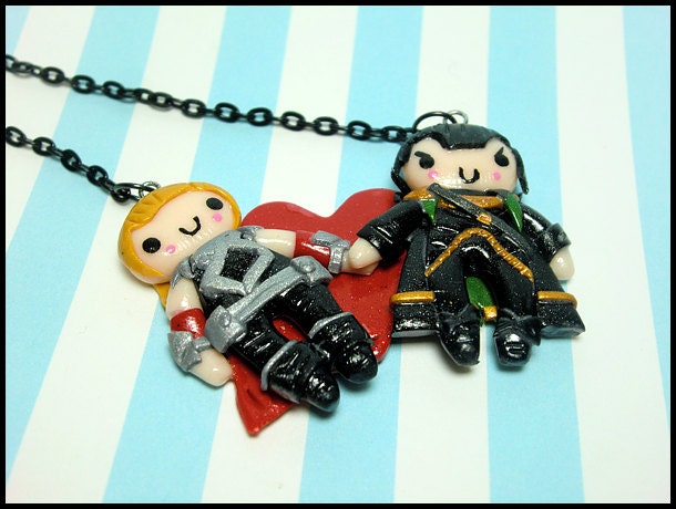Thor/Loki Love Heart Necklace