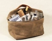 Dopp Kit - Sage and Brown