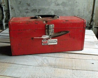 Vintage Red Tool Box