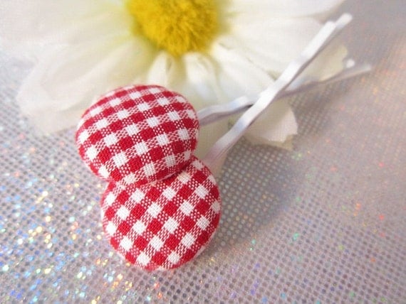 Tween Girl Hair Clips - Fabric Hair PIns Il_570xn