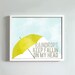 8x10 Raindrops print