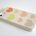 Groovy Hearts iPhone 4/4s case iPhone 5 case Pattern orange yellow pink geometric redtilestudio