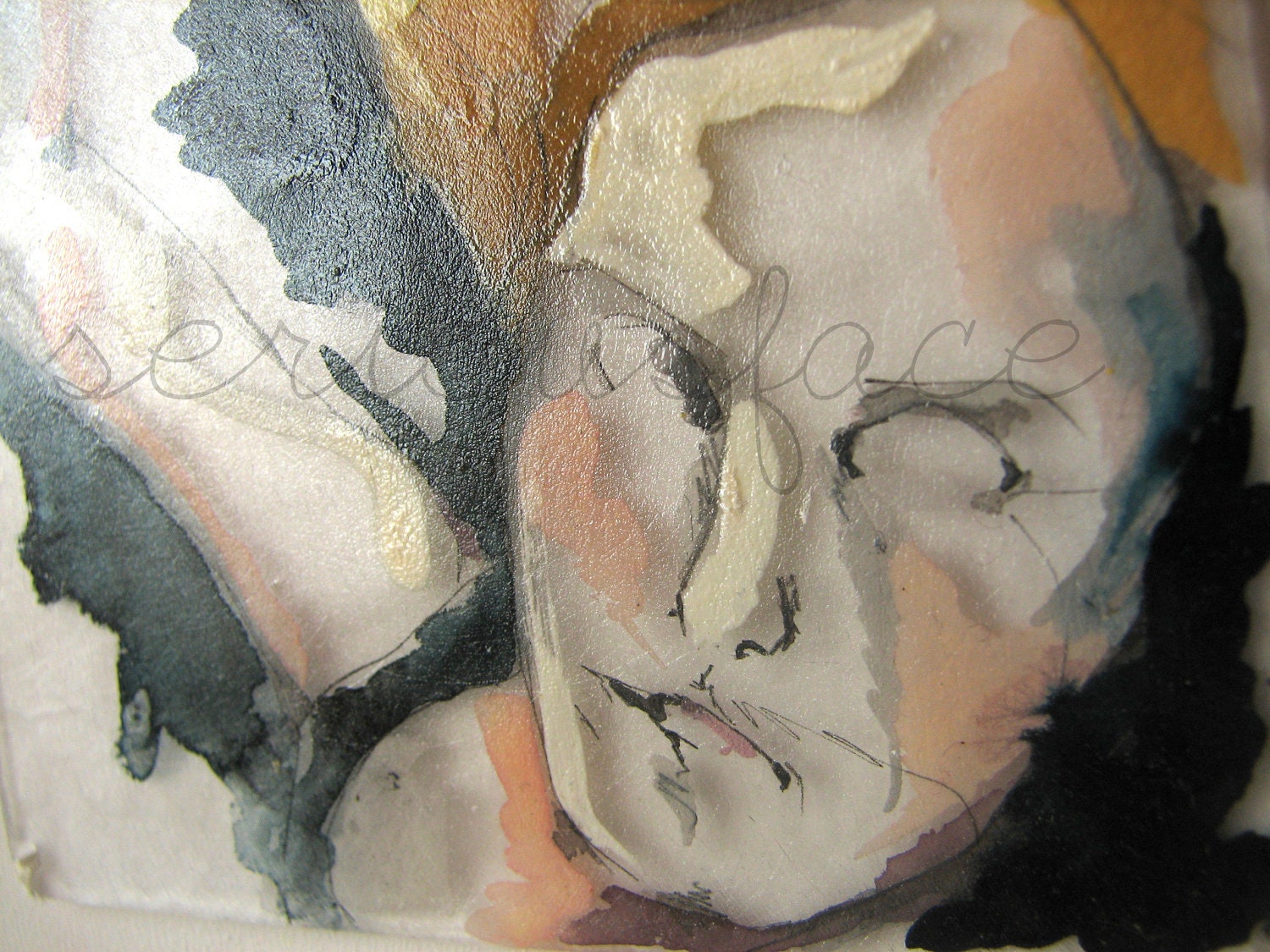 Flushed From the Bathroom of Your Heart - Acrylic Painting - Original Art