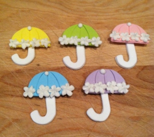 1 Dozen Cupcake Bridal Shower & Wedding Toppers Il_570xn