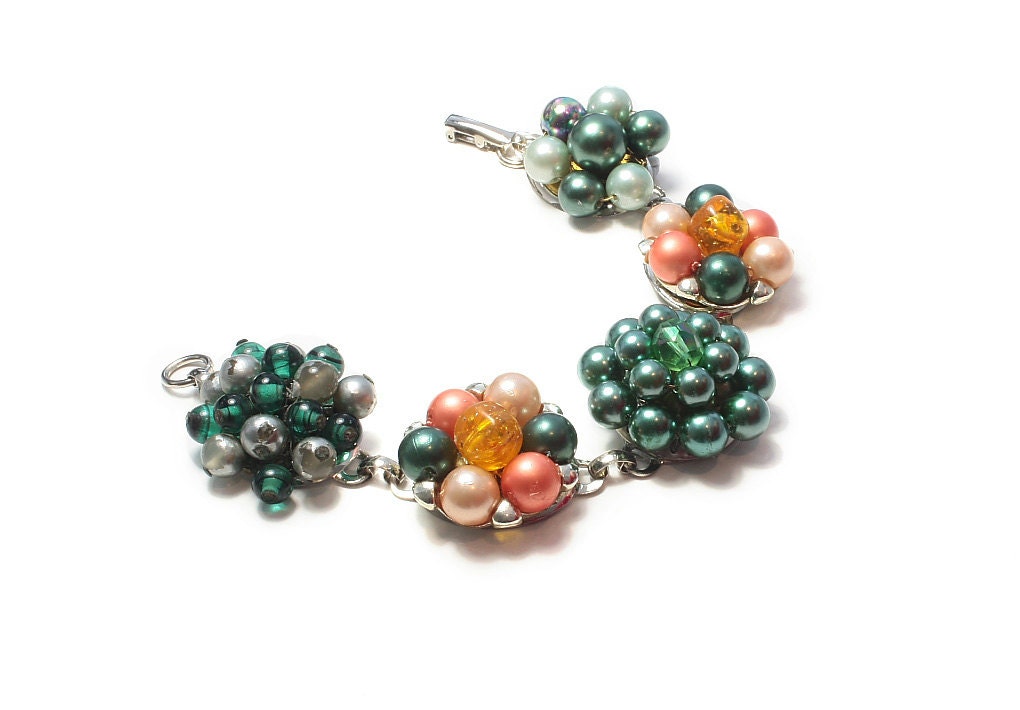 Vintage jewelry recycled Mermaid Magic Free shipping