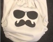 Mister Disguise embroidered cloth diaper