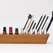 Pear Wood Cosmetic Makeup Organizer Brush Lipstick Holder SCARLETT P