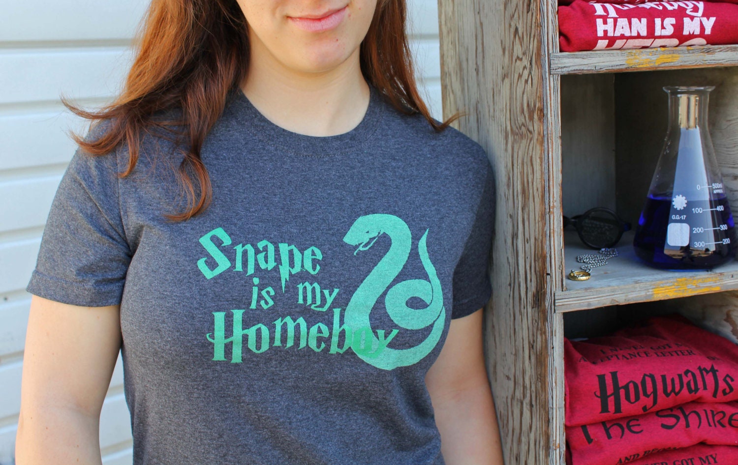 Snape is My Homeboy - Charcoal Grey XLarge