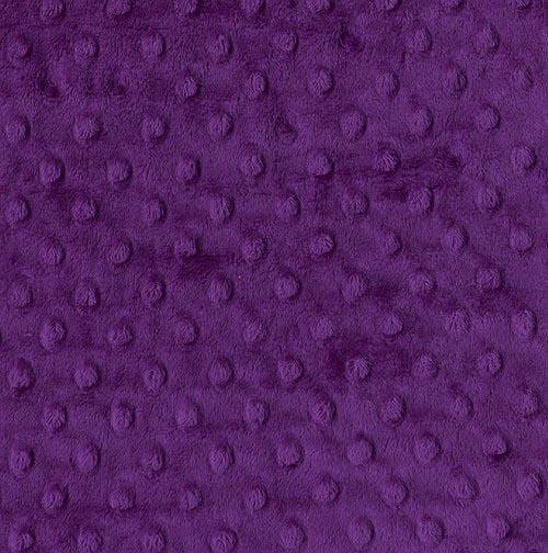 Baby/ Toddler Nursing Pillow Cover Purple Minky Dimple Dot Fits Boppy