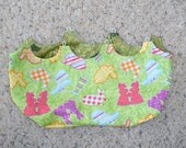 Gold Celtic and Glittery Bunnies Purse Cover