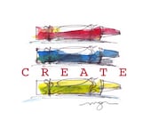 Create Crayon Card