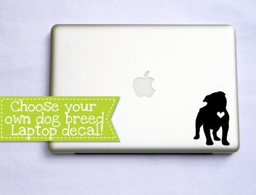 Dog Breed Laptop Decal