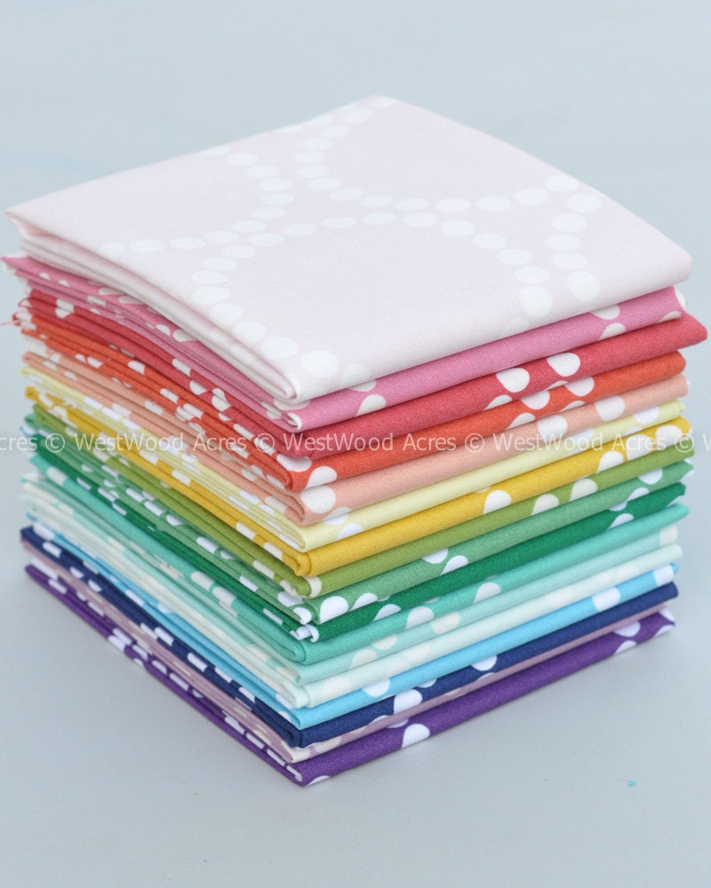 Pearl Bracelet Fat Quarter Bundle by Lizzy House for Andover