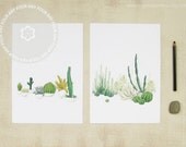 Cactus - Any FOUR 8'x11.5' Fine Art Prints