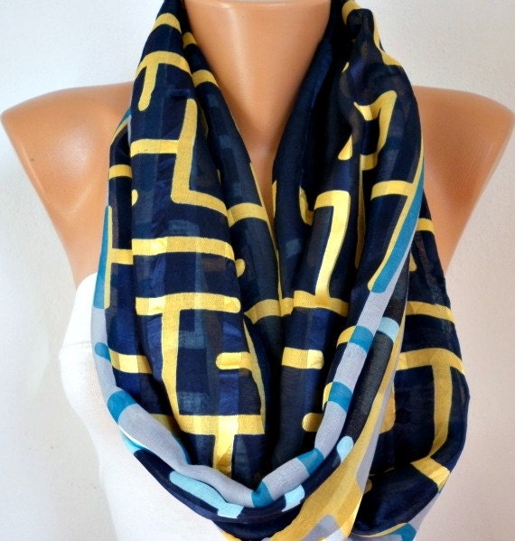 Infinity Scarf Shawl Circle Scarf  Loop  Scarf Gift -fatwoman