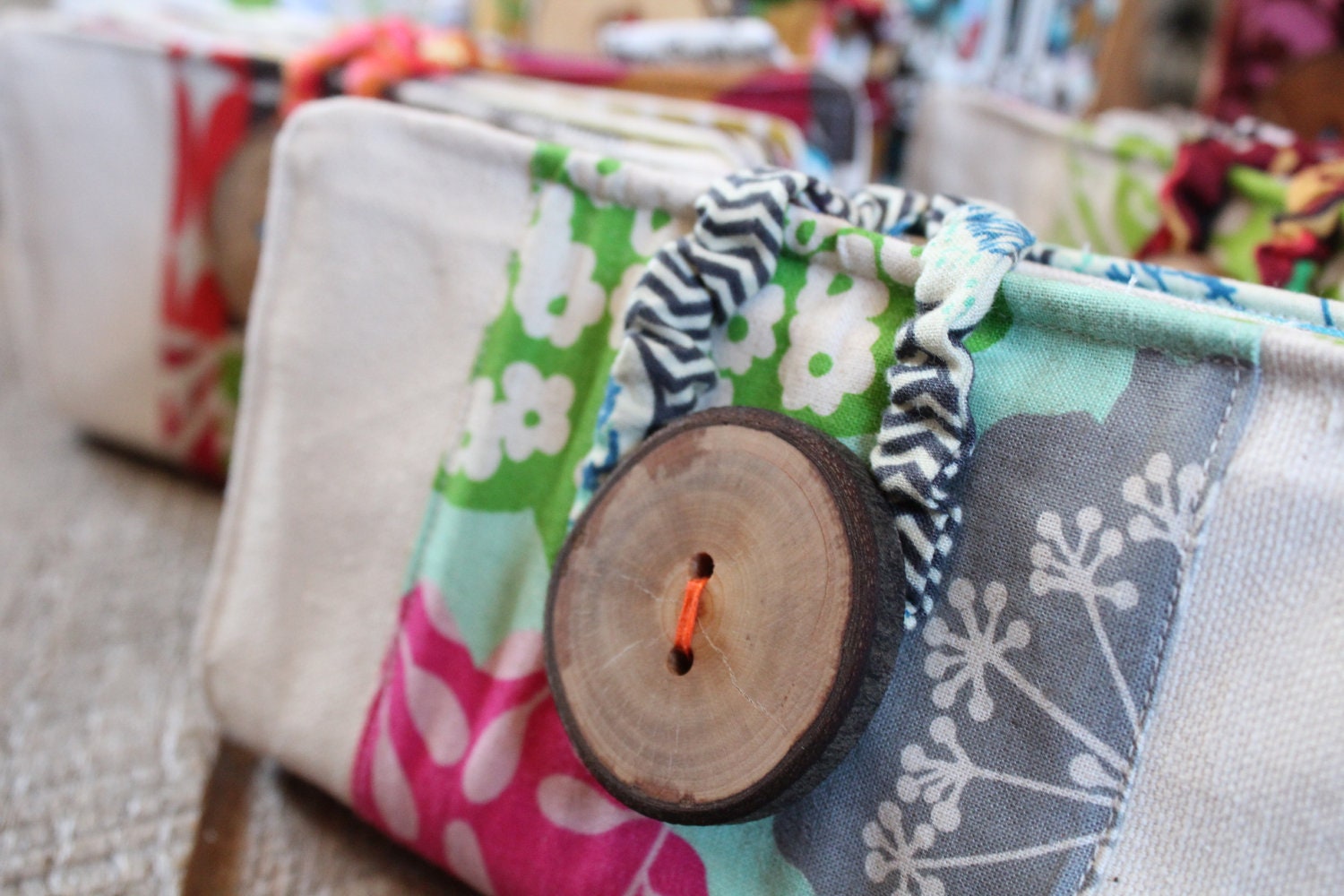 Miss Money Bags 6 Envelope Wallet Aloha Aqua