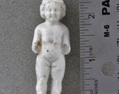 Antique Porcelain Doll Frozen Charlotte 2 1/8 inch tall