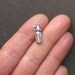 10 Baby Bottle Charms Antique Tibetan Silver Tone - SC064