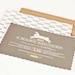 Baby Shower Invitation, Gender Neutral Baby Shower Invite // Set of 6 // LEAPING BUNNY