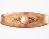Mid Century Modern Copper Enamel Tray Mad Men Style Bovano Art Chesire CT Vintage Home Decor