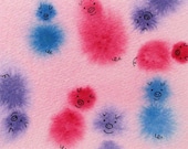 Swine Flu Virus 2 - watercolor painting of H1N1