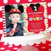 Mickey Mouse Invitation, Thank You Note, Address Labels and Envelope Seals - Clubhouse Photo Invitation by Amanda's Parties TO GO