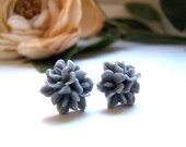 Gray Jacqueline Stud Earrings